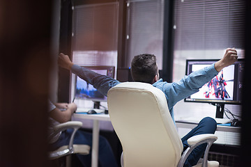 Image showing photo editor at his desk