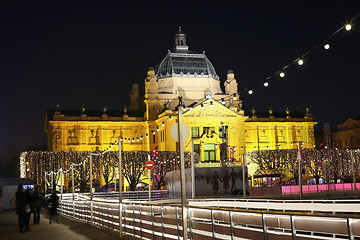 Image showing Art Pavilion in Zagreb