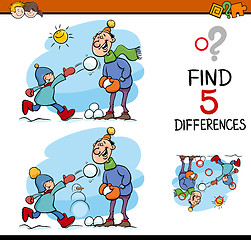 Image showing find the differences task