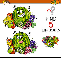 Image showing find the differences task