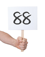 Image showing Sign with a number, 88