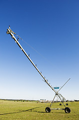 Image showing Resting irrigation pivot