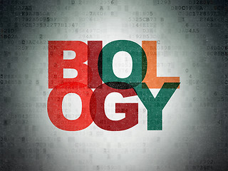 Image showing Science concept: Biology on Digital Paper background