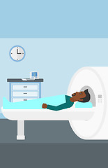 Image showing Magnetic resonance imaging.