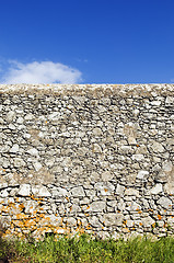 Image showing Rustic stone wall