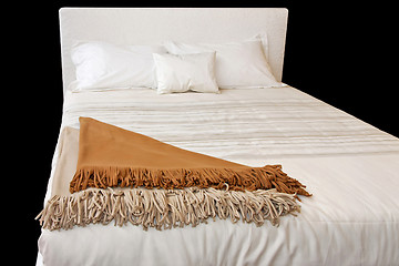 Image showing White bed