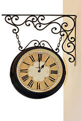 Image showing Hanging clock