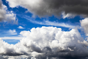 Image showing cumulus cloud ,  autumn