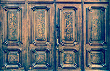 Image showing Freemasonry door entrance