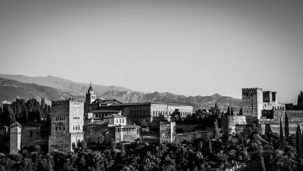 Image showing Alhambra in Granada - Spain