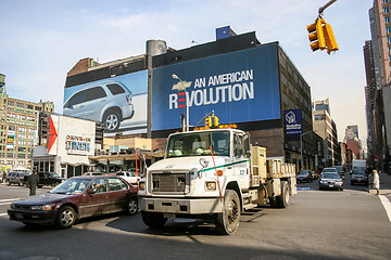 Image showing Traffic on the streets of Manhattan