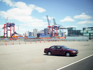 Image showing Car parked at Red Hook Container 