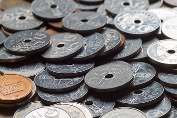 Image showing Norwegian coins