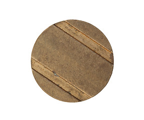 Image showing Strange coin, isolated