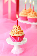Image showing Birthday cupcakes