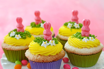 Image showing Easter cupcakes