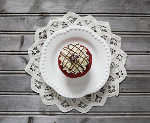 Image showing Red Velvet cupcake