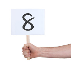 Image showing Sign with a number, 8