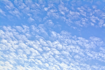 Image showing Sky with small clouds