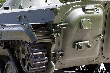 Image showing part of the old military equipment  