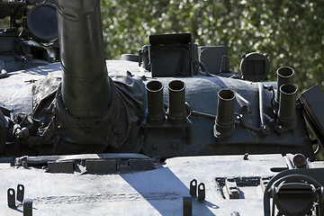 Image showing part of the old military equipment  