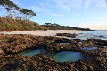 Image showing Early morning light Jervis Bay