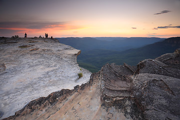 Image showing Sunset Lincoln Rock