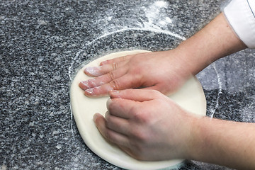 Image showing Making the Pizza - Dynamic Detail 