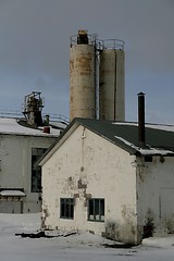 Image showing Old derelict factory