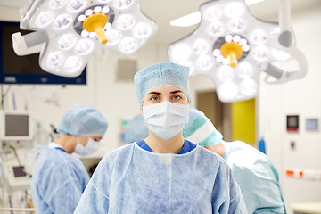 Image showing surgeon in operating room at hospital