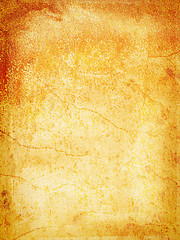 Image showing Bright orange rusty metal texture