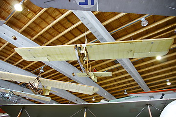 Image showing Interior view of The Aviation Museum in Vantaa.