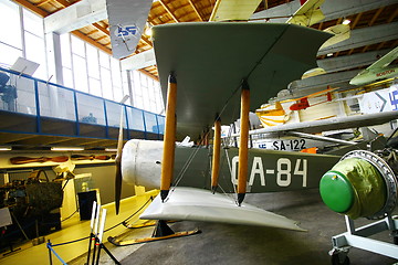 Image showing Interior view of The Aviation Museum in Vantaa.