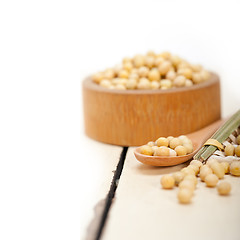 Image showing organic soya beans 