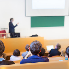 Image showing Lecture at university.