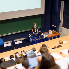 Image showing Lecture at university.