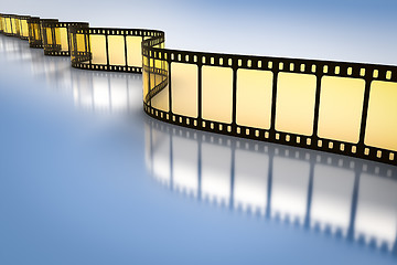 Image showing vintage film strip