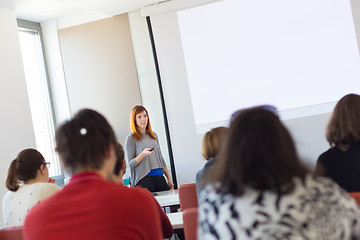 Image showing Lecture at university.