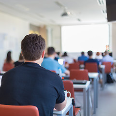 Image showing Lecture at university.