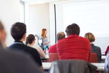 Image showing Lecture at university.