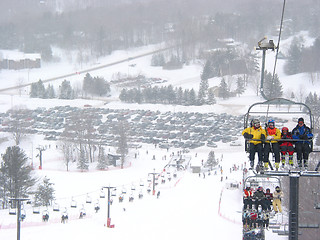 Image showing Ski winter resort