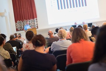 Image showing Speaker at Business Conference and Presentation.