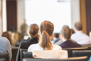 Image showing Audience in the lecture hall.