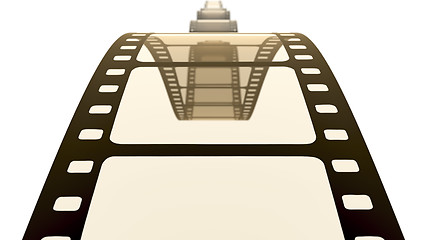 Image showing vintage film strip