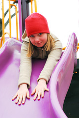 Image showing Girl on playground