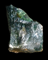 Image showing Raw moss agate