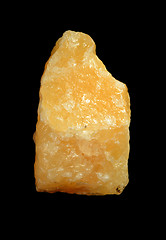 Image showing Raw Yellow calcite