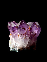 Image showing Raw amethyst brazilian rock