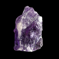 Image showing Raw amethyst brazilian rock