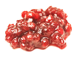 Image showing red berries jam